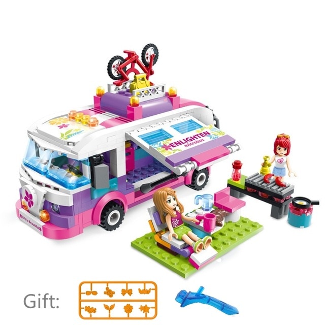 Toy Blocks Set Ice Cream Pizza Truck Toy Blocks Set Ice Cream Pizza Truck