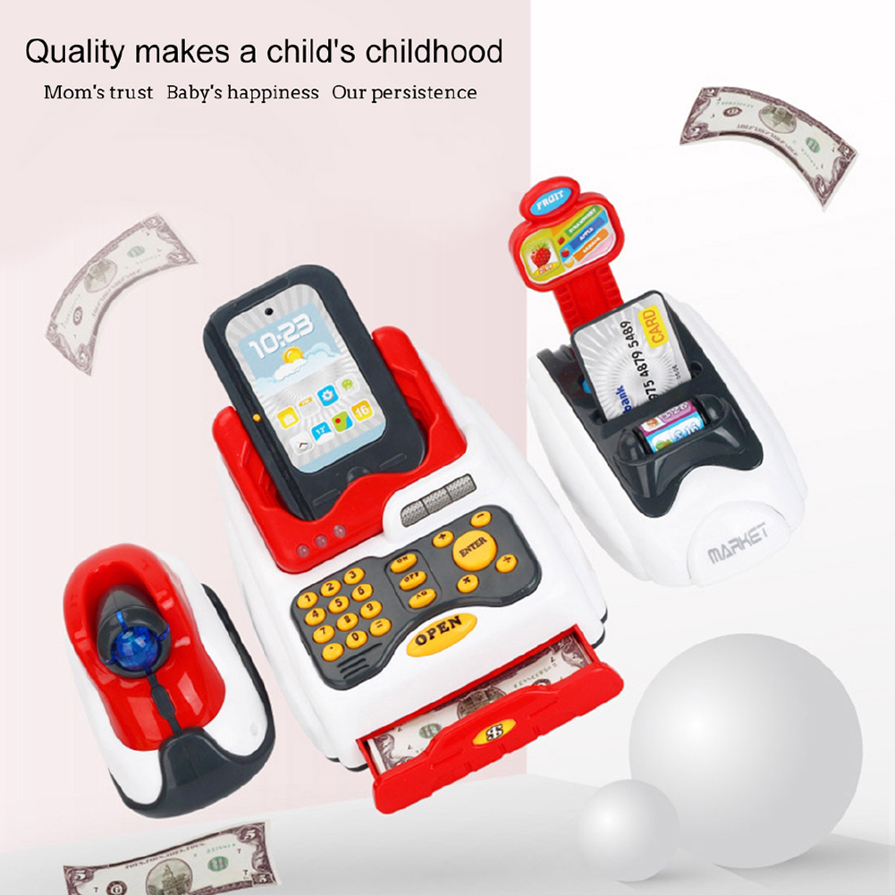 Toy Cash Register 24PC Educational Set Toy Cash Register 24PC Educational Set