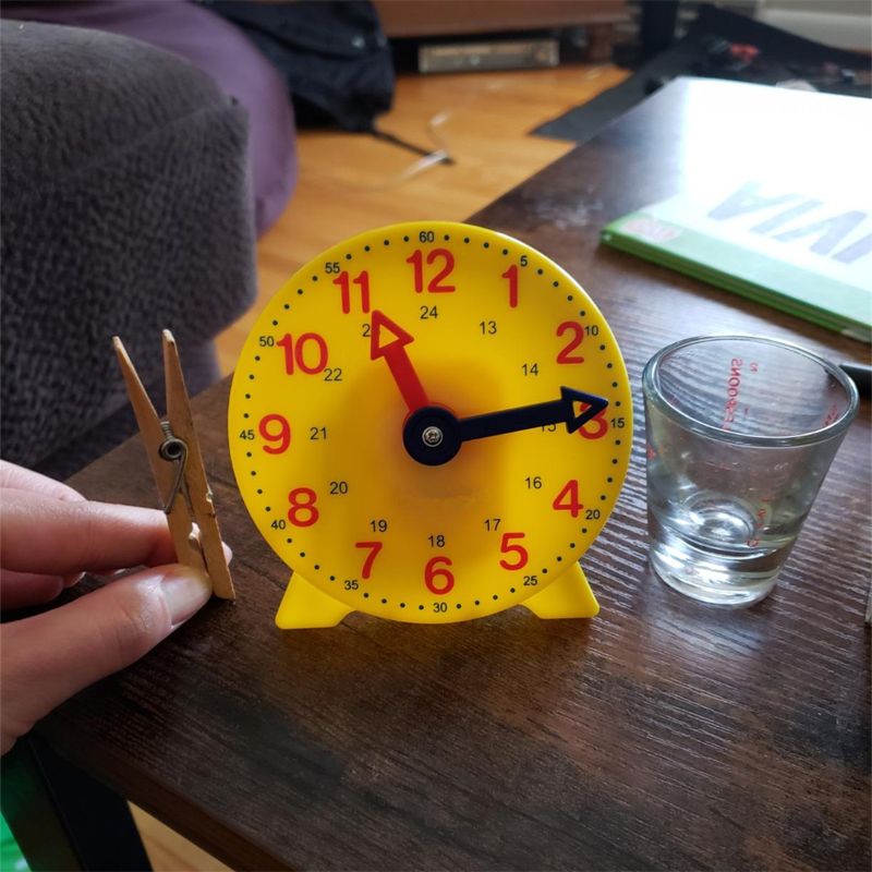 Toy Clock for Learning 12/24 Hour Design Toy Clock for Learning 12/24 Hour Design