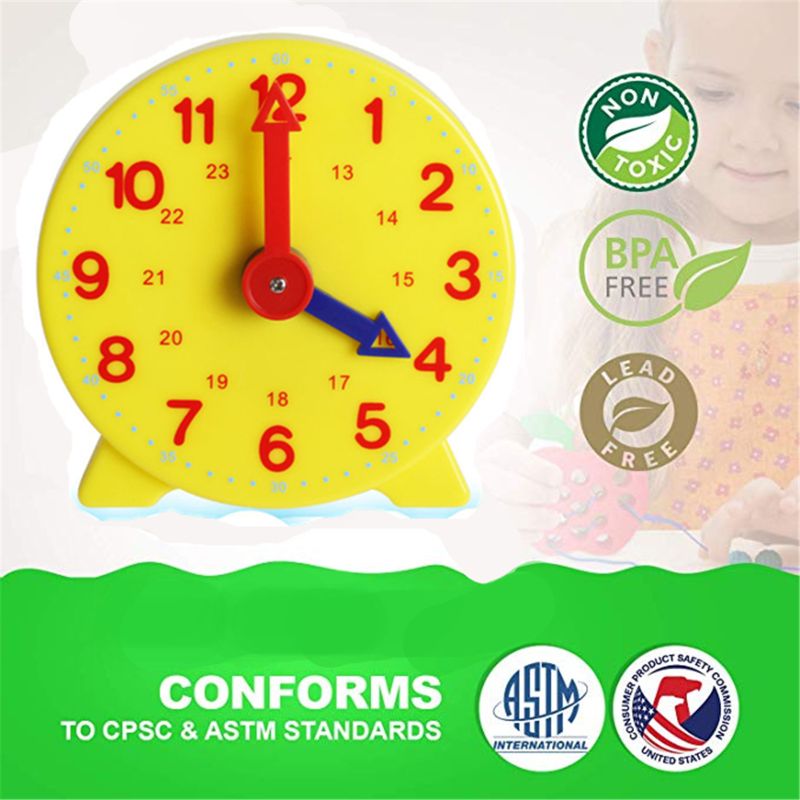 Toy Clock for Learning 12/24 Hour Design Toy Clock for Learning 12/24 Hour Design