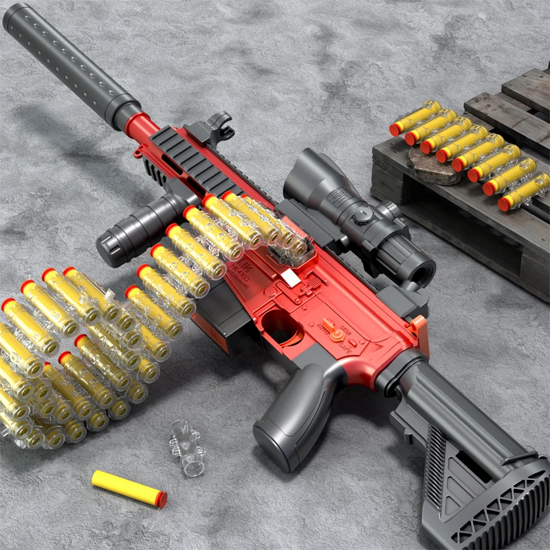 Toy Electric Automatic Soft Bullet Gun M416 Kidsren's Toy Gun Boy's Toy Manual and Automatic Dual-Mode Version – Bullet
