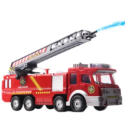 Toy Fire Truck with Lights, Siren Sound and Water Gun