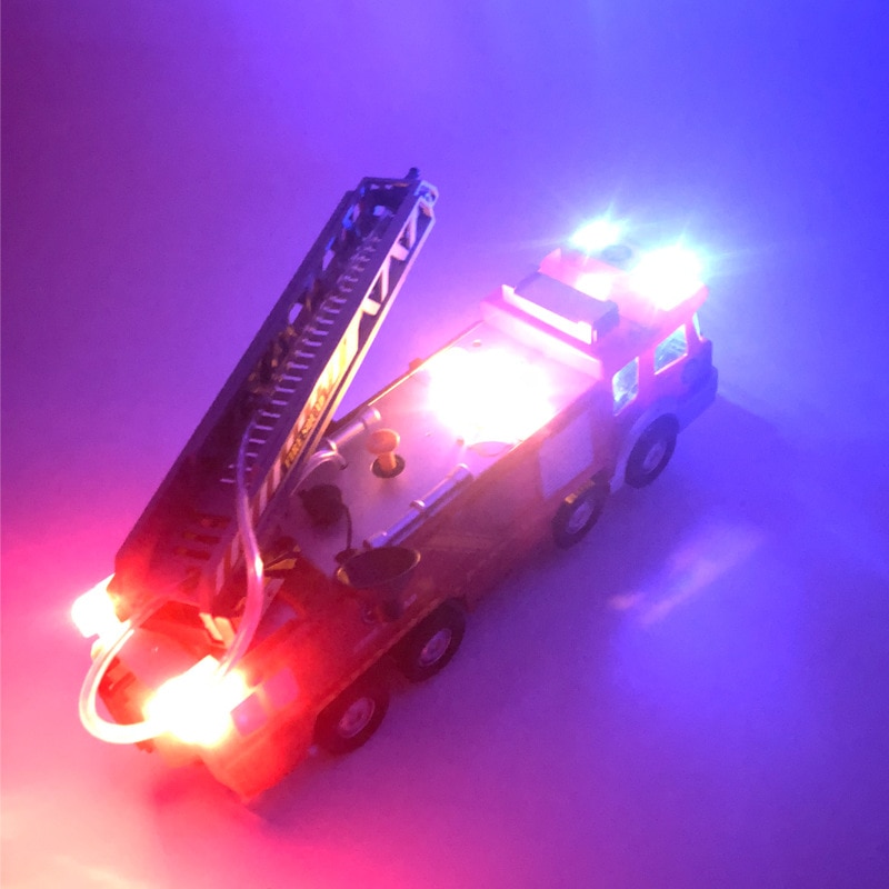 Toy Fire Truck with Lights, Siren Sound and Water Gun