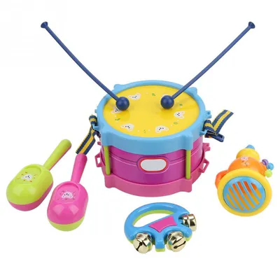 Toy Instruments Percussion Set (5Pcs) Toy Instruments Percussion Set (5Pcs)