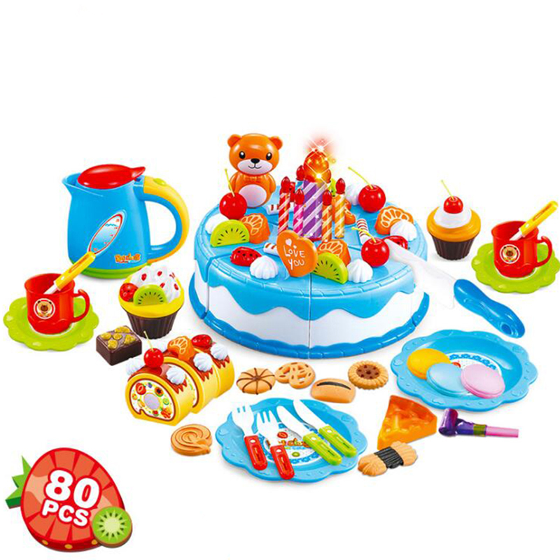 Toy Kitchen Set Cutting Birthday Cake Toy Kitchen Set Cutting Birthday Cake