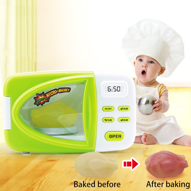 Toy Microwave Set Simulation Oven Toy Microwave Set Simulation Oven