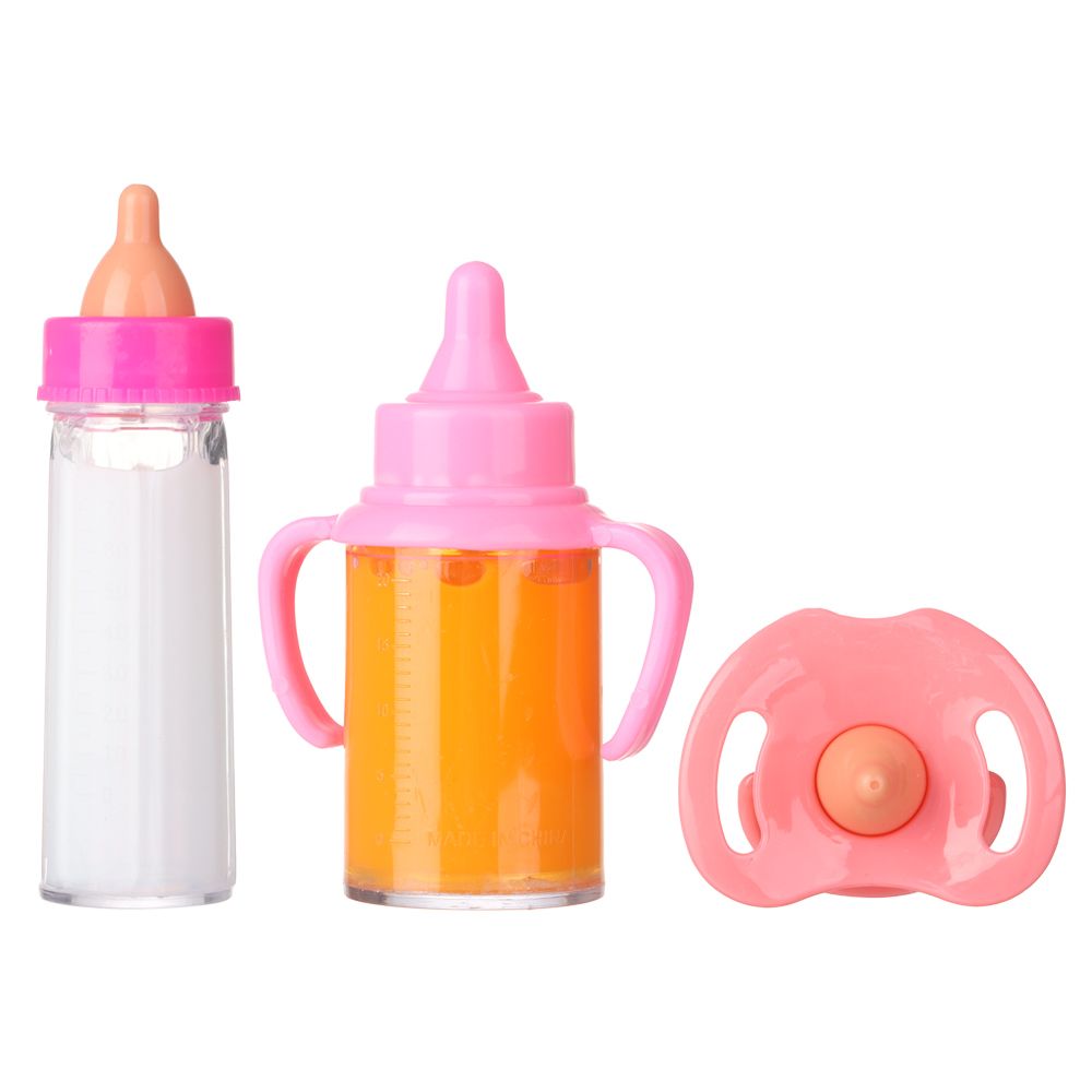 Toy Milk Bottle Set Doll Accessories