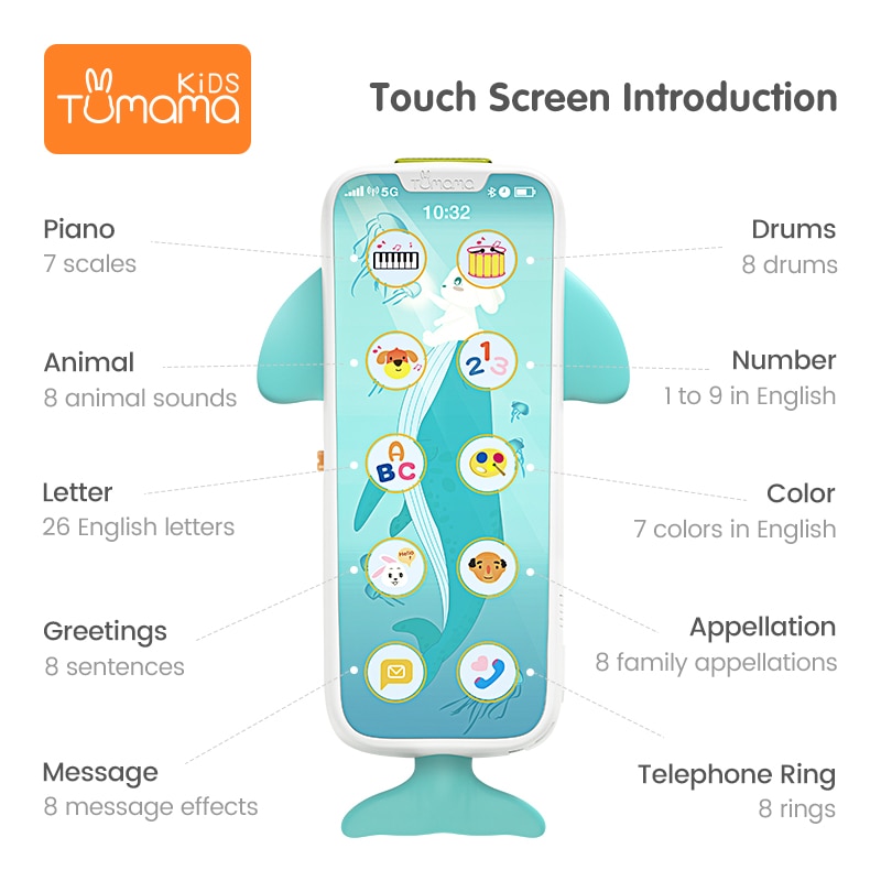 Toy Phone Kids Educational Toys Toy Phone Kids Educational Toys
