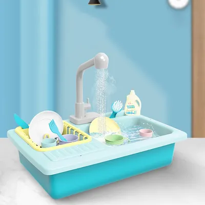 Toy Sink Kid's Pretend Play Set Toy Sink Kid's Pretend Play Set