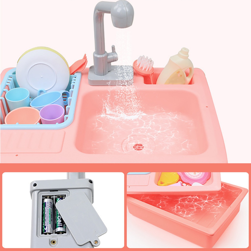 Toy Sink Kid's Pretend Play Set Toy Sink Kid's Pretend Play Set