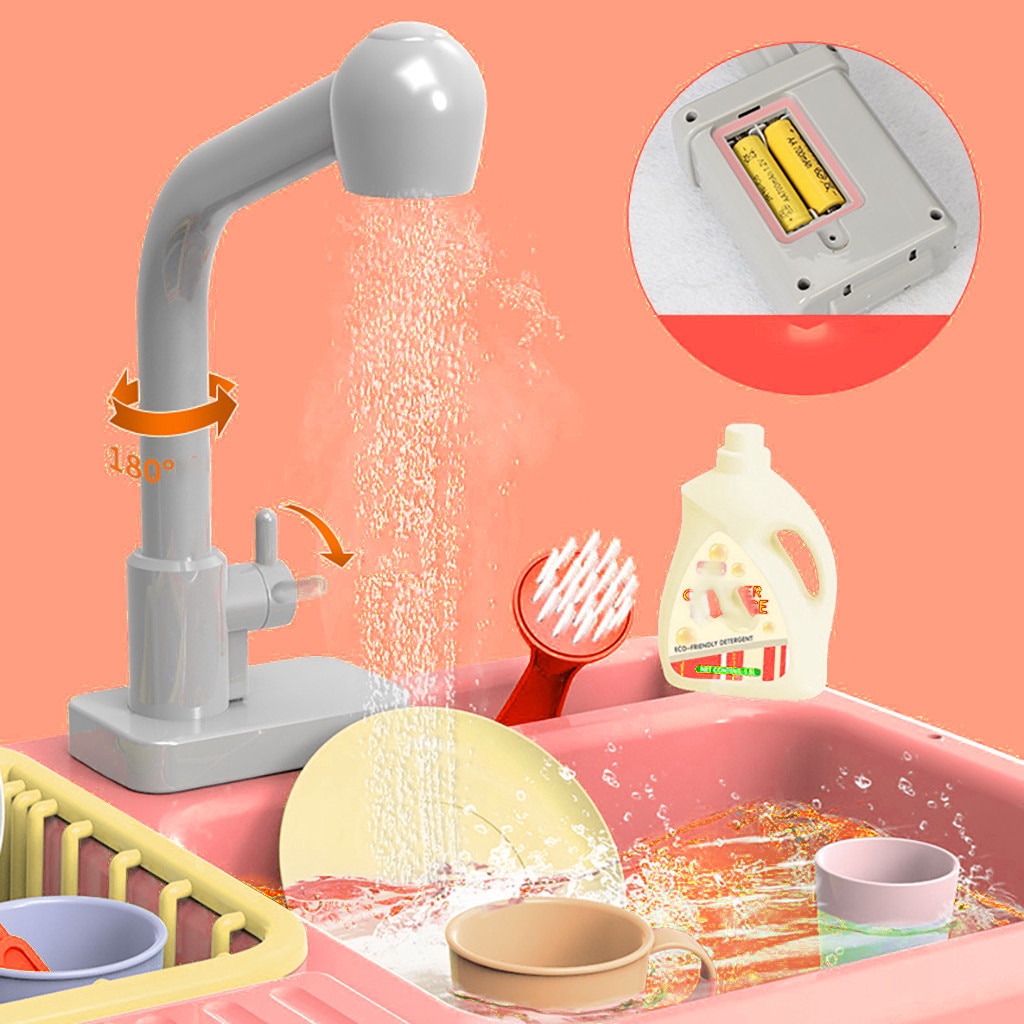 Toy Sink Kid's Pretend Play Set Toy Sink Kid's Pretend Play Set
