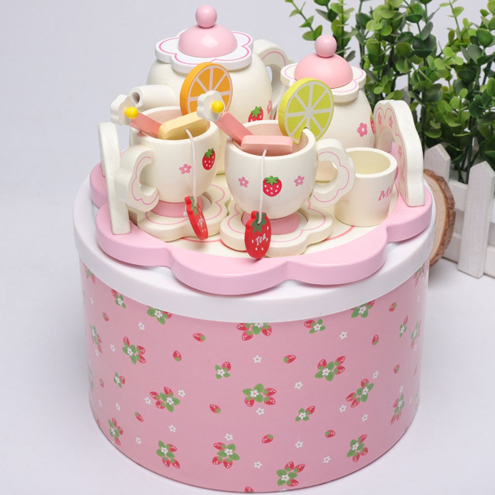 Toy Tea Set Kids Pretend Play (15Pcs) Toy Tea Set Kids Pretend Play (15Pcs)