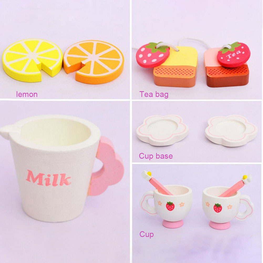 Toy Tea Set Kids Pretend Play (15Pcs) Toy Tea Set Kids Pretend Play (15Pcs)