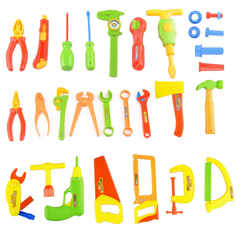 Toy Tools Kids Boys Pretend Play (Set of 34)