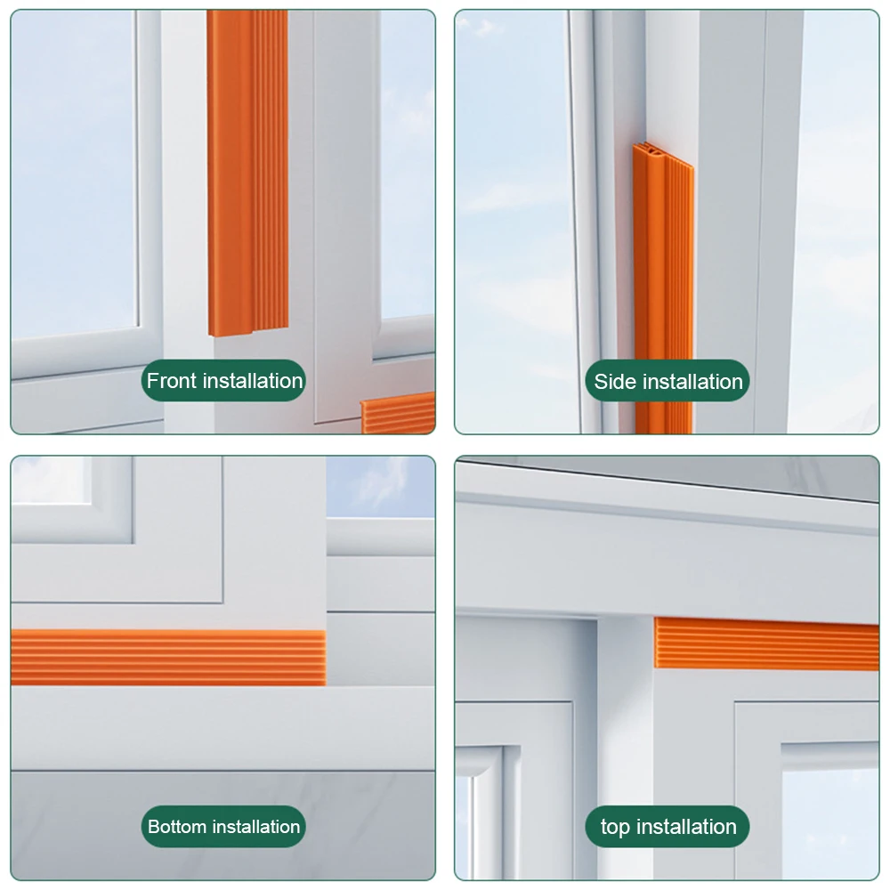 TPE Sliding Window Seal Strip Self Adhesive Triple Sound Insulation Windproof Anti-Cold Door Under Flexible TPE Sliding Window Seal Strip Self Adhesive Triple Sound Insulation Windproof Anti-Cold Door Under Flexible