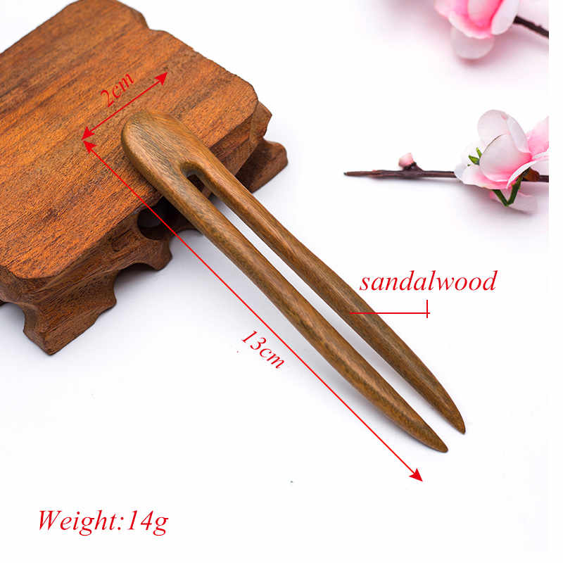 Traditional Natural Wooden Hair Pin