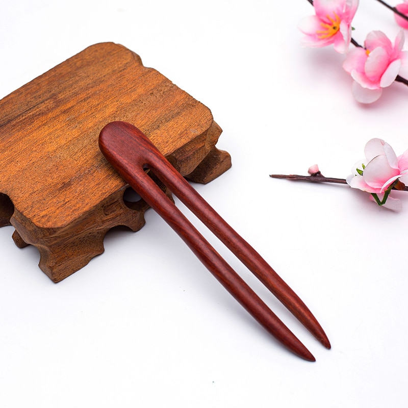 Traditional Natural Wooden Hair Pin