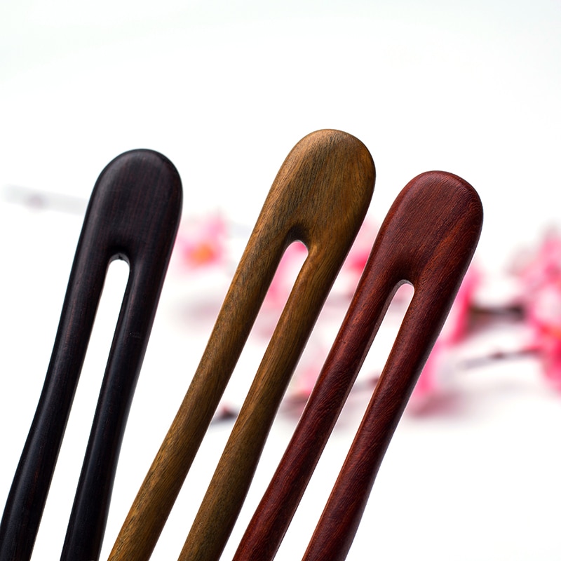 Traditional Natural Wooden Hair Pin