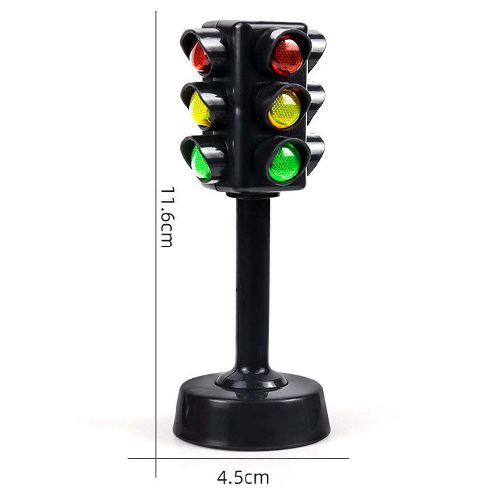 Traffic Lights Model Simulation Mini Plastic Parking Scene Signal Lamp Early Education Learning Toys Play House