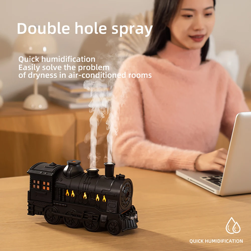 Train Air Humidifier Ultrasonic Aromatherapy Diffusers Mist Maker Fragrance Essential Oil Aroma Difusor Remote control Train Air Humidifier Ultrasonic Aromatherapy Diffusers Mist Maker Fragrance Essential Oil Aroma Difusor Remote control