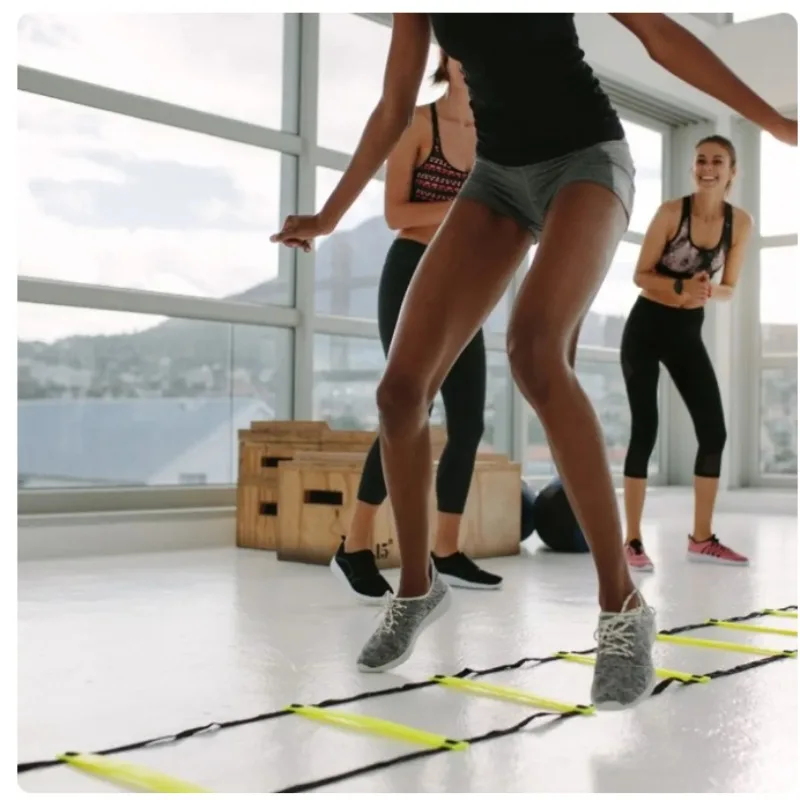 Training Ladder Flexibility Agility Ladder Nylon Strap Jumping Ladder Speed Training Fitness Stair Ladder Football
