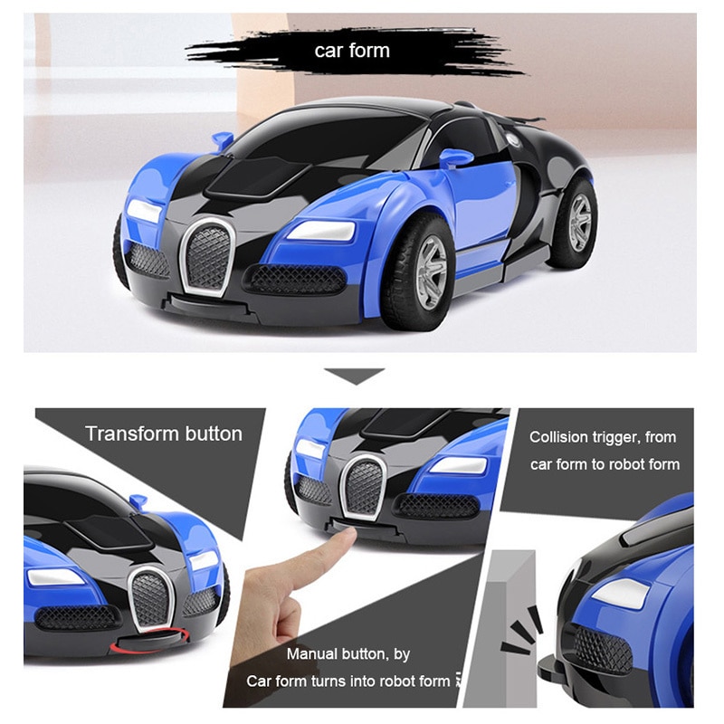 Transforming Robot With One Click Automatic Shape Conversion Boy Gift Toy Car Parent Child Interaction Model Car Transforming Robot With One Click Automatic Shape Conversion Boy Gift Toy Car Parent Child Interaction Model Car