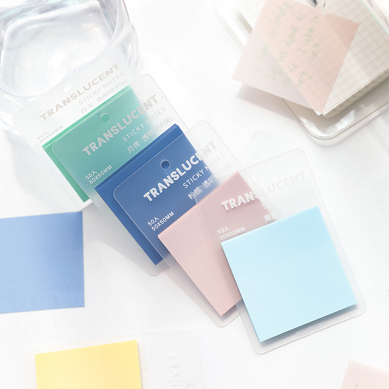Translucent Sticky Notes (50 sheets)