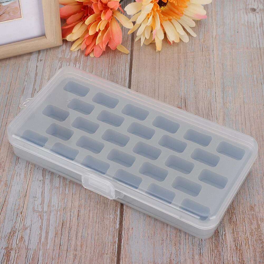Transparent 28 Grid Bobbin Box Transparent 28 Grid Bobbin Box