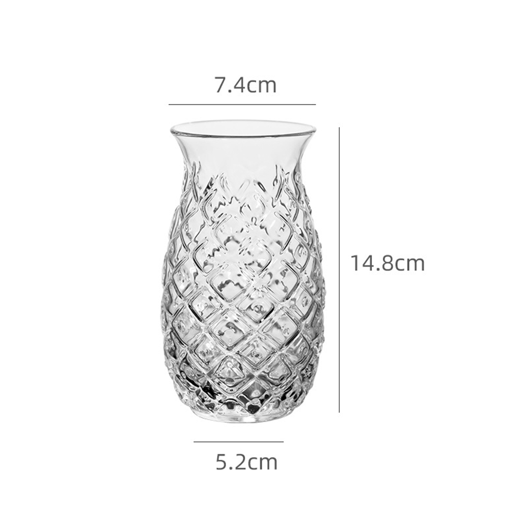 Transparent 480ml Pineapple Cocktail Glass Transparent 480ml Pineapple Cocktail Glass