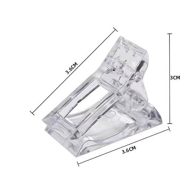 Transparent Acrylic Nail Clips (10 pcs) Transparent Acrylic Nail Clips (10 pcs)