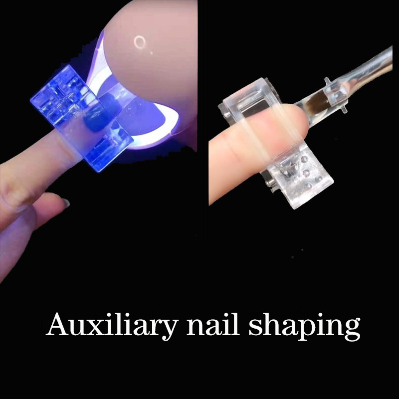 Transparent Acrylic Nail Clips (10 pcs) Transparent Acrylic Nail Clips (10 pcs)