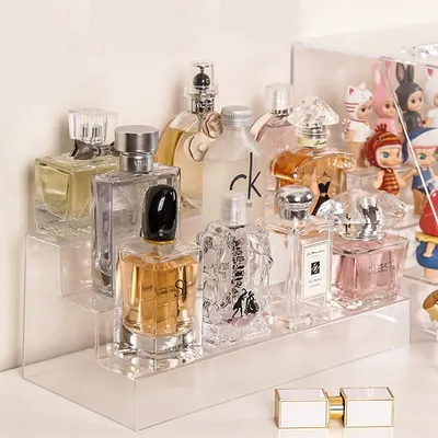 Transparent Acrylic Perfume Rack Transparent Acrylic Perfume Rack