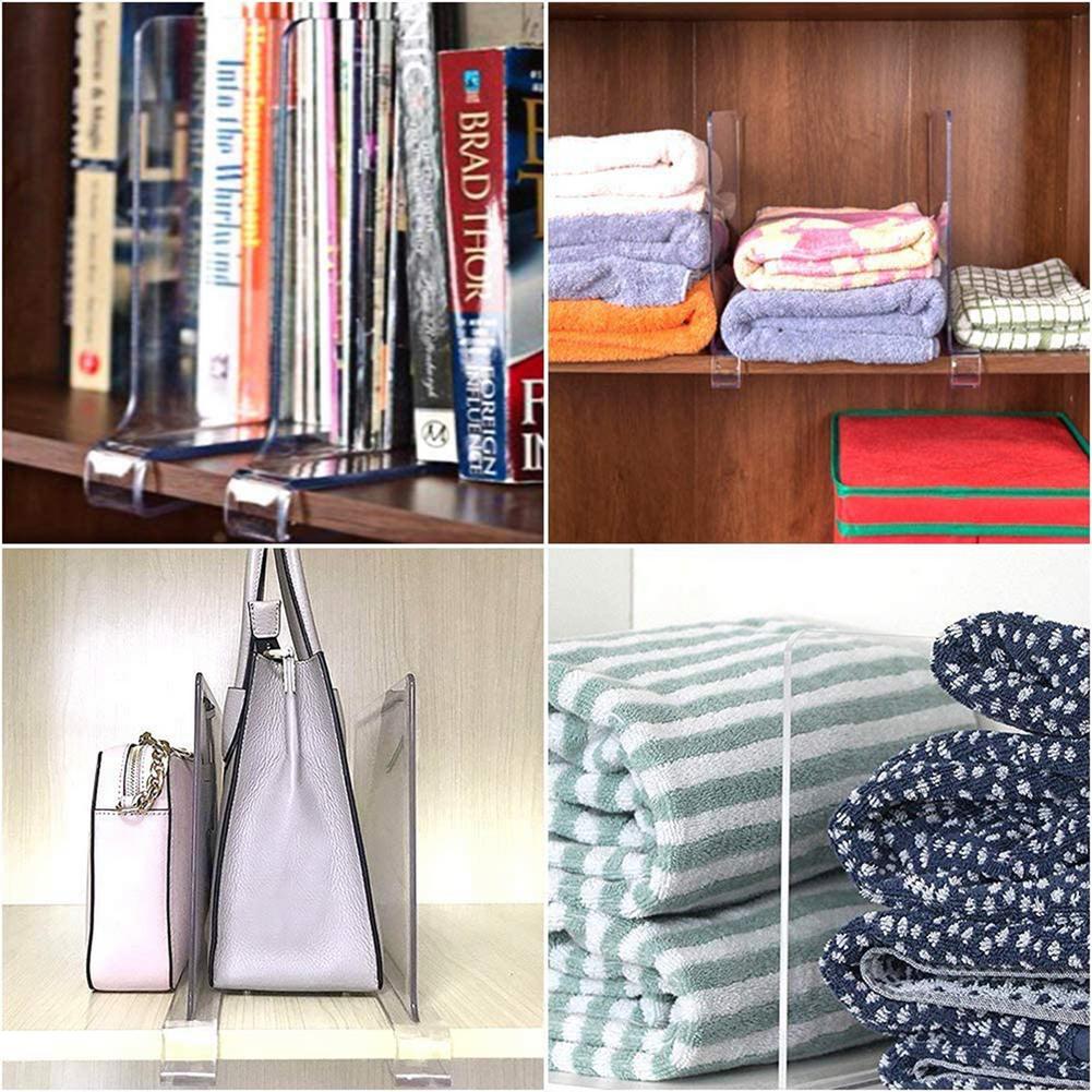 Transparent Acrylic Shelf Divider Transparent Acrylic Shelf Divider