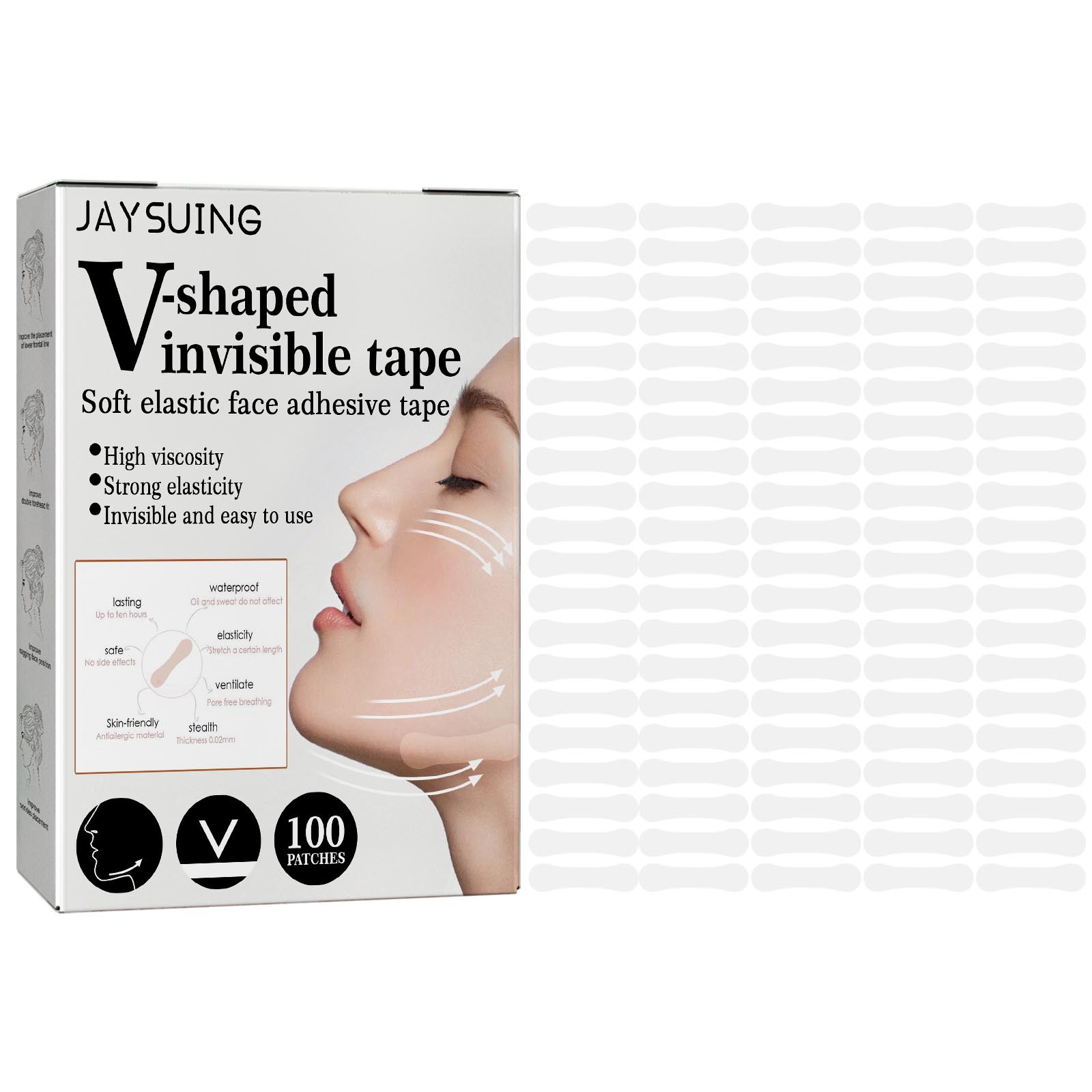Transparent Anti Wrinkle Pads (100 pcs) Transparent Anti Wrinkle Pads (100 pcs)