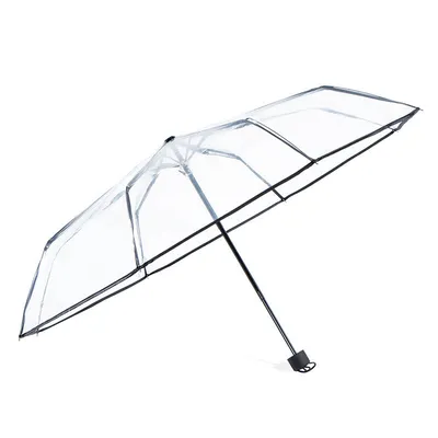 Transparent Automatic Umbrella Women's Umbrella Folding Parasol For Rain And Sun Windproof Women Rain Umbrellas Transparent Automatic Umbrella Women's Umbrella Folding Parasol For Rain And Sun Windproof Women Rain Umbrellas