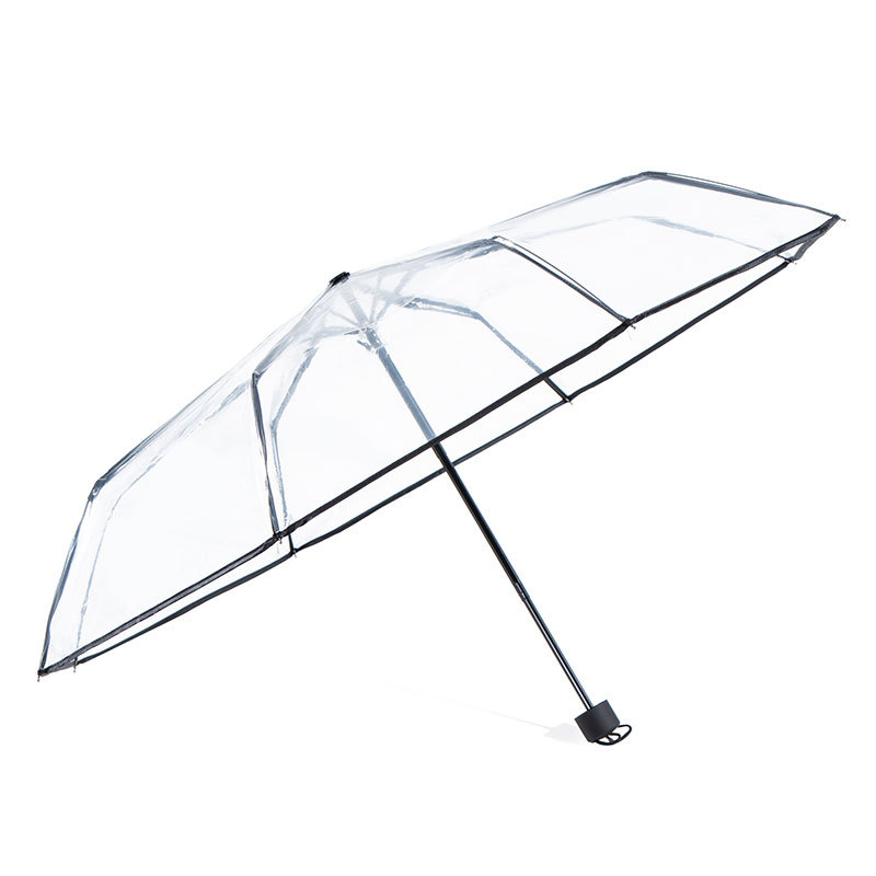 Transparent Automatic Umbrella Women's Umbrella Folding Parasol For Rain And Sun Windproof Women Rain Umbrellas Transparent Automatic Umbrella Women's Umbrella Folding Parasol For Rain And Sun Windproof Women Rain Umbrellas