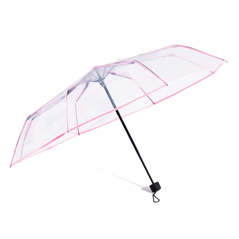 Transparent Automatic Umbrella Women's Umbrella Folding Parasol For Rain And Sun Windproof Women Rain Umbrellas Transparent Automatic Umbrella Women's Umbrella Folding Parasol For Rain And Sun Windproof Women Rain Umbrellas