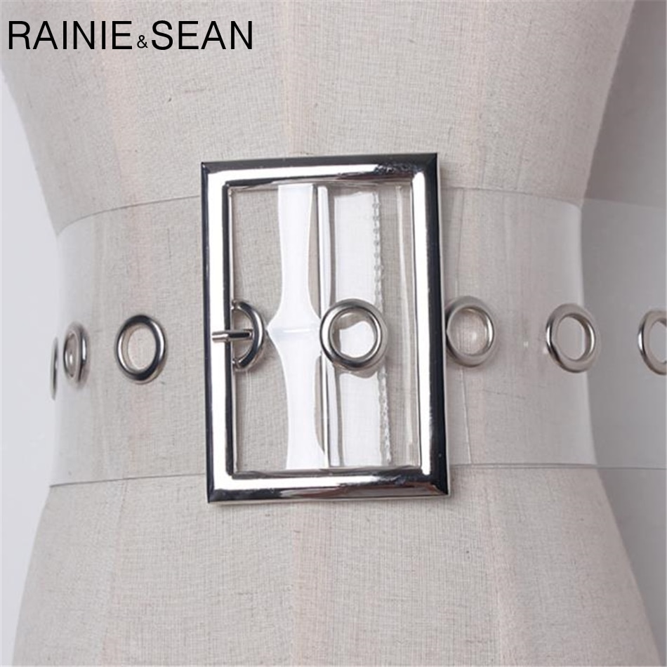 Transparent Belt Ladies Wide Clear Belt Transparent Belt Ladies Wide Clear Belt