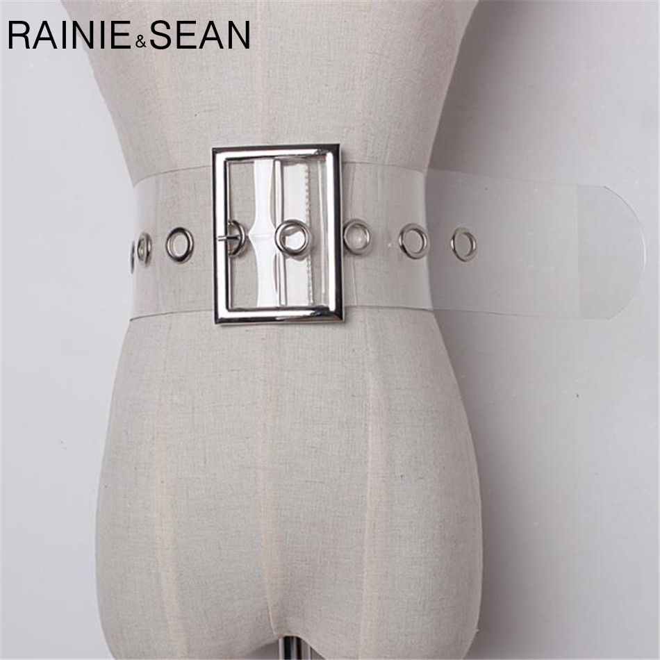 Transparent Belt Ladies Wide Clear Belt Transparent Belt Ladies Wide Clear Belt