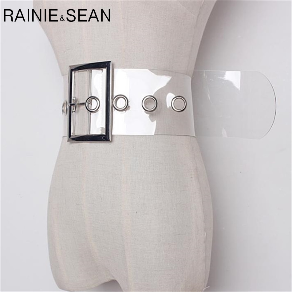 Transparent Belt Ladies Wide Clear Belt Transparent Belt Ladies Wide Clear Belt