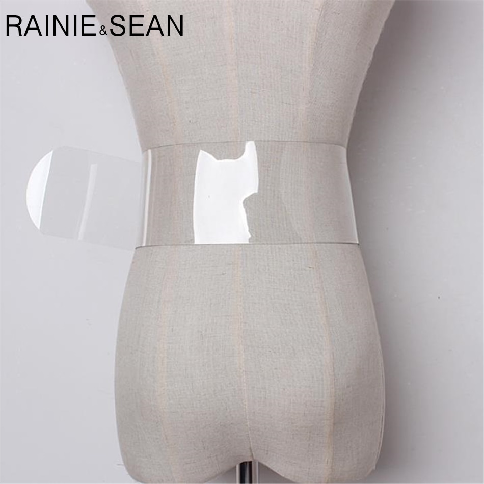Transparent Belt Ladies Wide Clear Belt Transparent Belt Ladies Wide Clear Belt