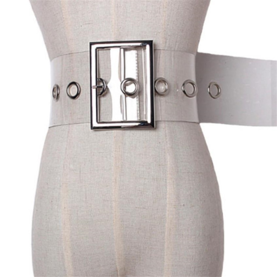 Transparent Belt Ladies Wide Clear Belt Transparent Belt Ladies Wide Clear Belt