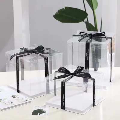 Transparent Cake Box Packaging