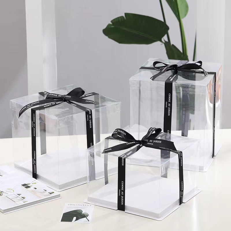 Transparent Cake Box Packaging Transparent Cake Box Packaging