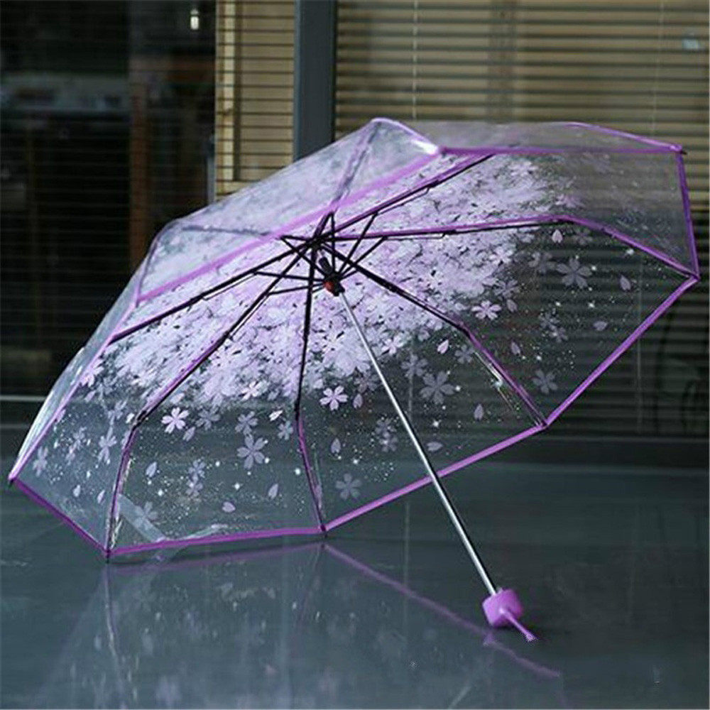 Transparent Cherry Blossom Umbrella Transparent Cherry Blossom Umbrella