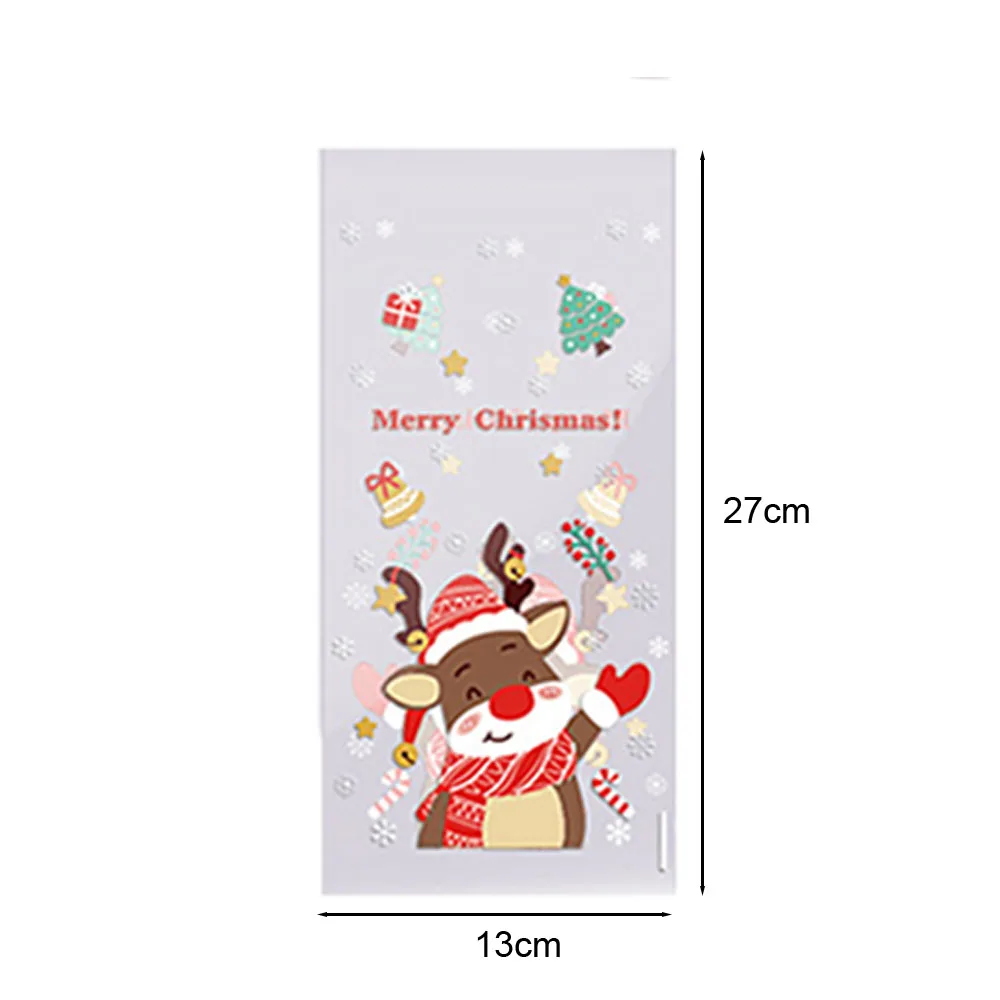 Transparent Christmas Snack Bags Transparent Christmas Snack Bags