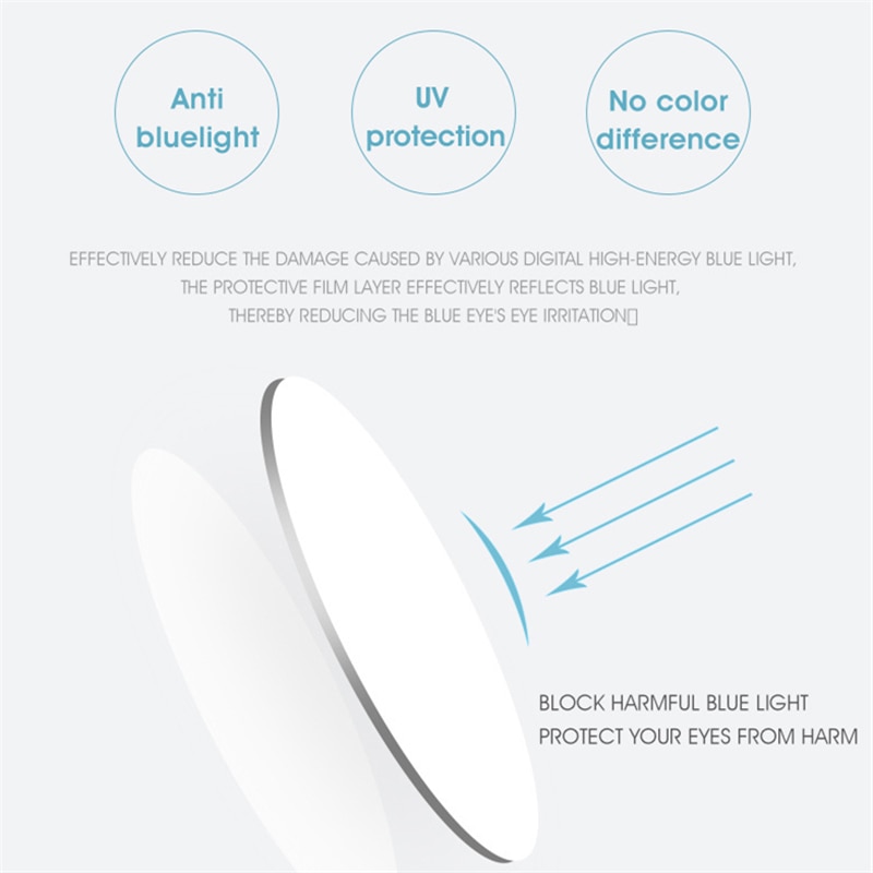 Transparent Clear Blue Light Glasses Transparent Clear Blue Light Glasses