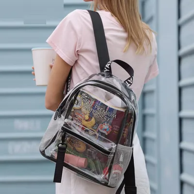 Transparent Clear Plastic Backpack Transparent Clear Plastic Backpack