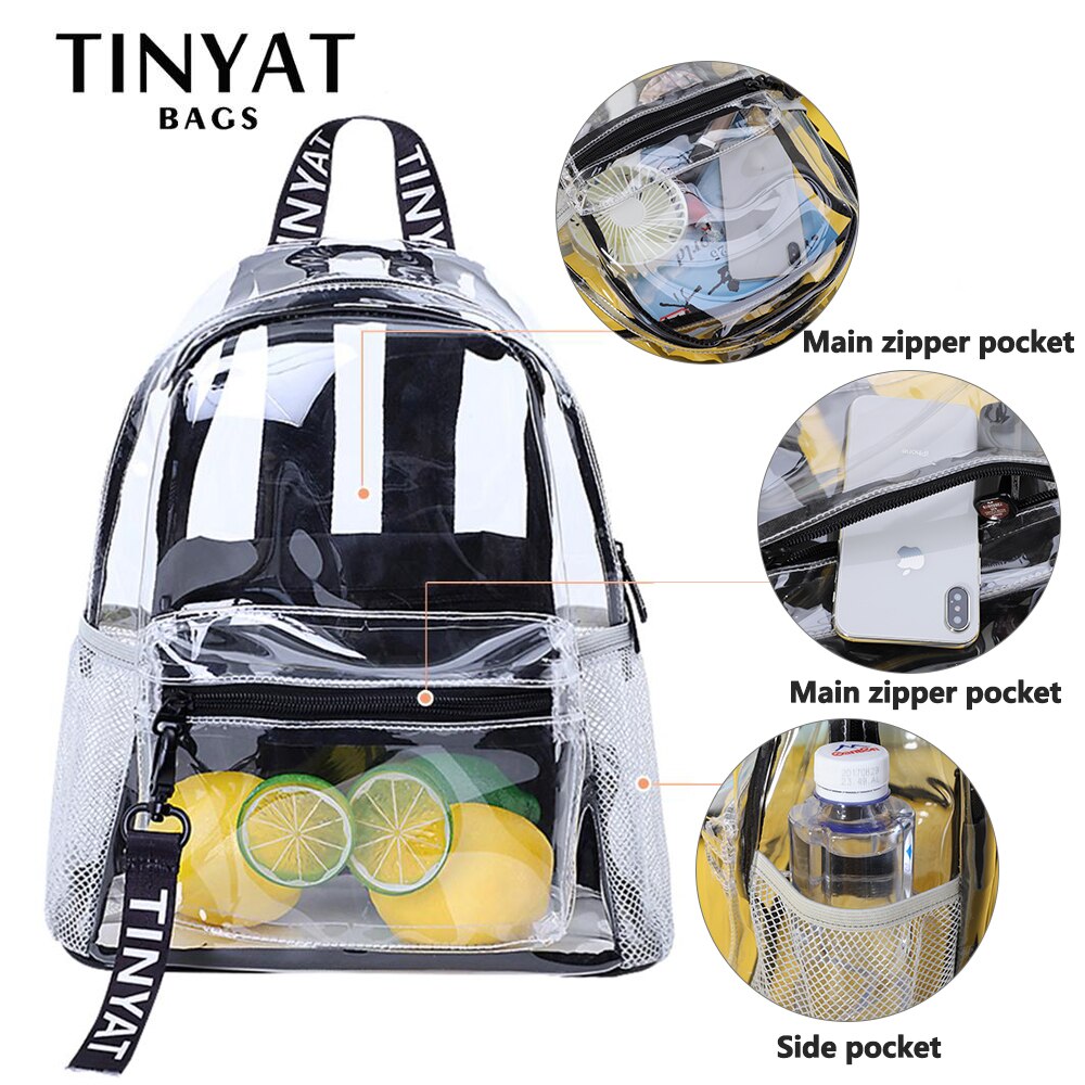 Transparent Clear Plastic Backpack Transparent Clear Plastic Backpack