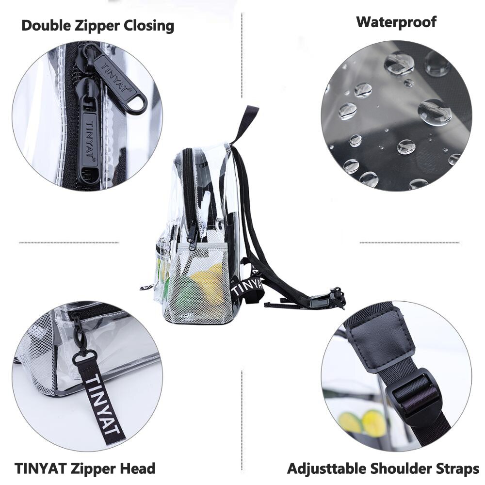 Transparent Clear Plastic Backpack Transparent Clear Plastic Backpack